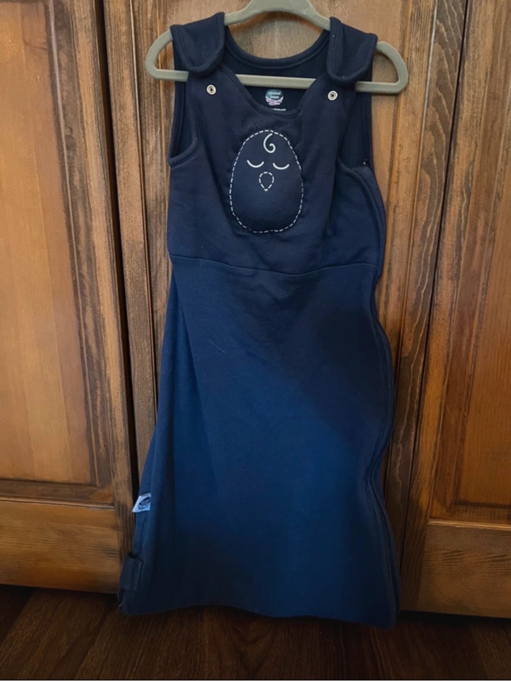 Nested Bean Navy Sleeveless Weighted Sleepsack